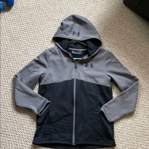 Boys under armor zip up hoodie
